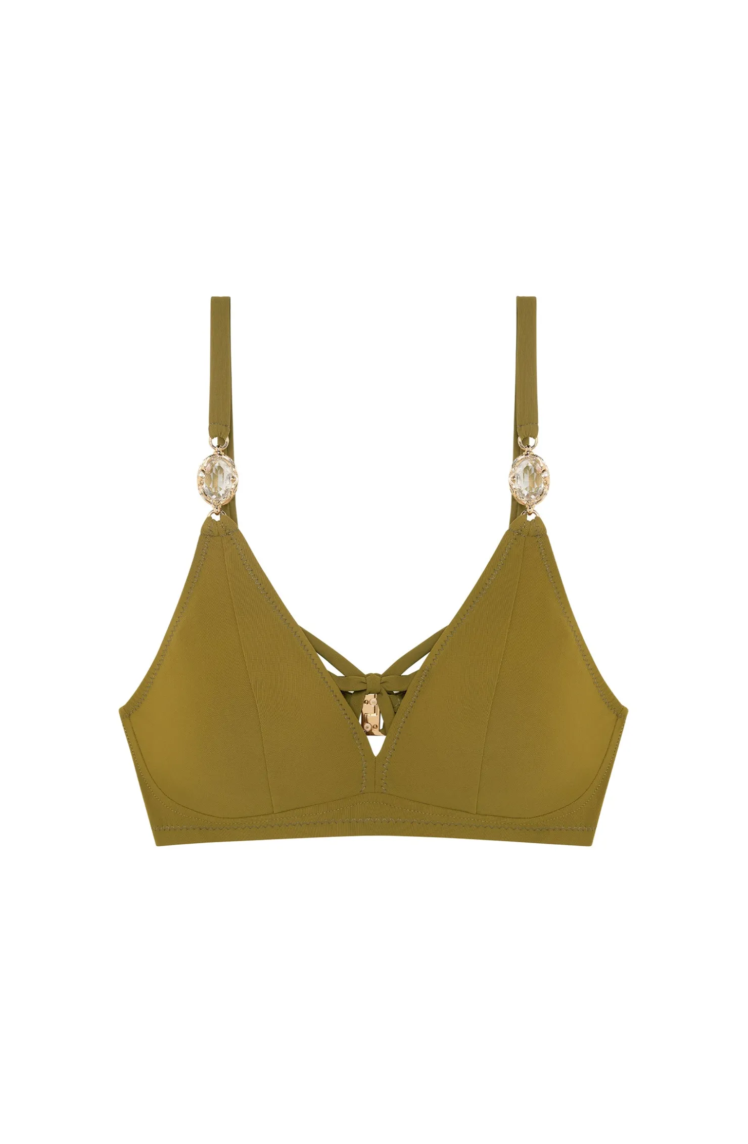 Pain de Sucre Poitrine Menue|Triangles*agata Bronze