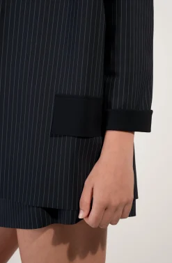 Pain de Sucre Gilets*blake Noir Rayé